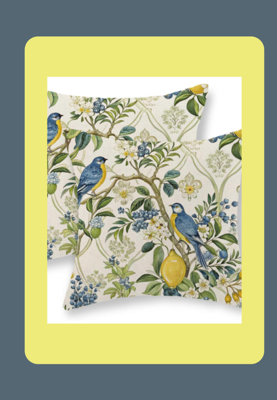 Chinoiserie Pillow Covers 18x18