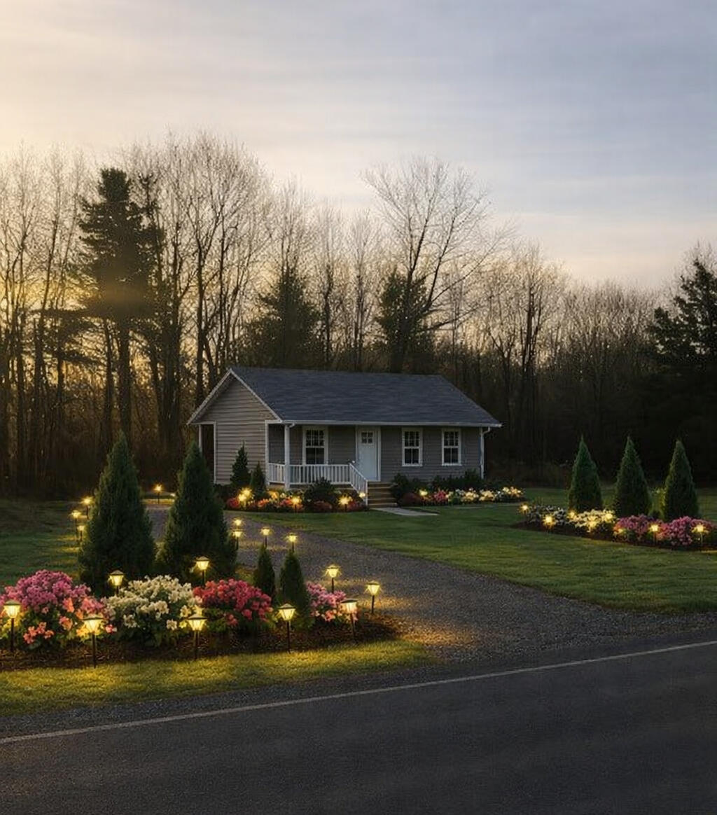 Showcasing the 16‑Pack of solar lights complete with on/off control and your choice of warm or cool white — perfect for evening garden magic.